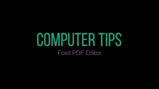 Foxit PDF Editor Pdf Color Change [upl. by Rhodie]