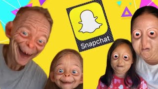 Los Merjoes Filtros de SNAPCHAT🟨 FILTER CHALLENGE Trata de No Reírte 😂😂 [upl. by Ettennek]