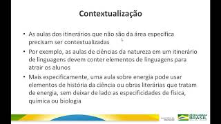 BNCC Ensino Médio Orientações práticas para Elaboração de Itinerários Formativos [upl. by Ches]