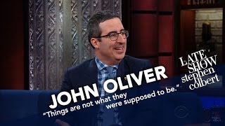 John Oliver Doesnt Think Hell Get Deported But Hes Being Cautious [upl. by Khalin]