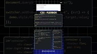 CSS FLEXBOX PROPERTY shorts [upl. by Ohl]