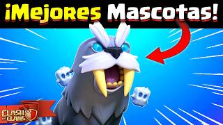 las MEJORES MASCOTAS para los Héroes CLASH OF CLANS [upl. by Letnohc]