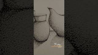 Pointillism Art  Drawing Tutorial  Drawing For Beginners  itscolorfy itscolorfy art drawing [upl. by Weingartner]