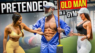 Elite Powerlifter Pretended to be an OLD MAN CLEANER 6  Anatoly GYM PRANK [upl. by Maxine307]