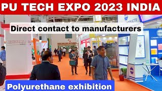 PU TECH EXPO 2023  india expo mart greater noida  Polyurethane exhibition india [upl. by Aham725]