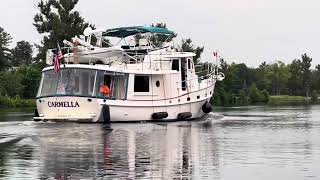 KadeyKrogen 44 AE cruising in Canada greatloop kadeykrogen trawler yacht [upl. by Naivat]