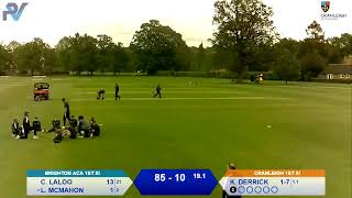 Cranleigh 1st XI vs Brighton ACA 1st XI [upl. by Lehcsreh]