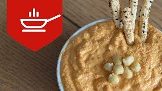 Közlenmiş Biberli Humus Dip Sos Tarifi [upl. by Bleier]