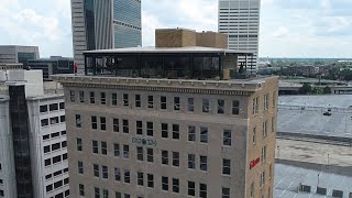 Commercial Patio Shades Glenn Hotel  Atlanta GA [upl. by Lorain317]