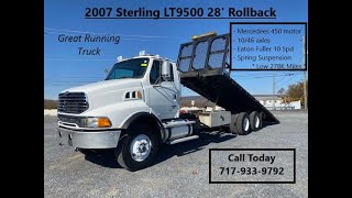 video2007 Sterling LT9500 28 tandem roll back [upl. by Allicerp]