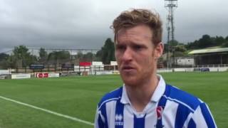 Kyle Storer after the 20 friendly win over Bath City at Twerton Park [upl. by Raimes]