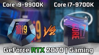 Core i79700K vs i99900K  GeForce RTX 2070  Gaming Comparison Test in 5 Games [upl. by Wilburn]