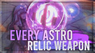 Every Astrologian Relic Weapon HW  SHB  FFXIV Relic Showcase  FFXIV [upl. by Hanikas]