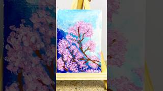 Unleash Your Creativity Cherry Blossom Painting for Newbies shorts easypainting [upl. by Eiclud]