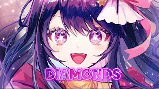 Nightcore  Diamonds  Lyrics [upl. by Atsugua]