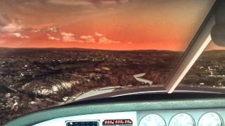 VFR Flight over the Rhine from Koblenz to Bingen FSX [upl. by Ativla]