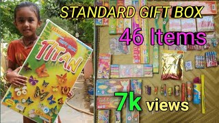 Standard titan crackers gift Boxesstandard fireworks gift box unboxing price [upl. by Aziar418]