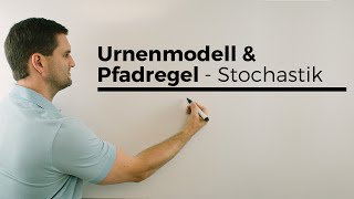 Urnenmodelle und Pfadregeln in der Stochastik Wahrscheinlichkeit  Mathe by Daniel Jung [upl. by Blackstock]