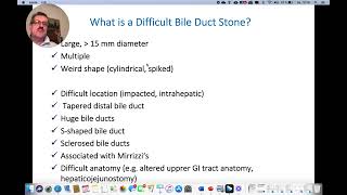 ERCP Definition of Difficult Bile Duct Stone [upl. by Arikal]