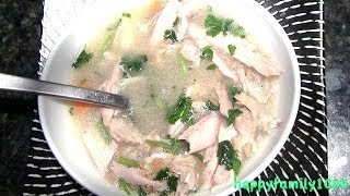 Healthy Organic Turkey soup [upl. by Ainniz]