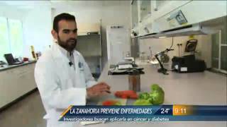 Las Noticias  Una zanahoria puede ser la clave para curar enfermedades como cáncer y diabetes [upl. by Rotsen]