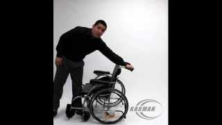 SERGO106 Lightweight Ergonomic Wheelchair  by Karman Healthcare wheelchair lightweight [upl. by Akemehs]