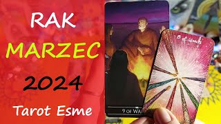 RAK MARZEC 2024♋💚 czytanie tarota tarot horoskop TarotEsme [upl. by Eey499]