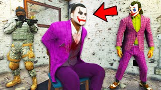 Franklin THE JOKER Trapped By Corrupt Army Officers In GTA 5  SHINCHAN and CHOP [upl. by Aisenat855]