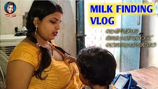 Milk Finding Vlog  Daily Vlog  Nathing breast look Normal Video  Pari Life Style  Pari Vlog [upl. by Aicxela]