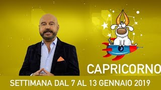 CAPRICORNO l’oroscopo di Capitani  Settimana 7  13 Gennaio [upl. by Colwen]