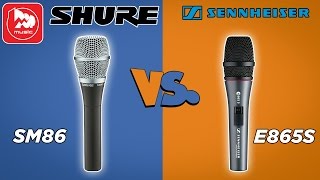 Сравнение микрофонов SENNHEISER E865 и SHURE SM86 microphone comparison [upl. by Ransell]