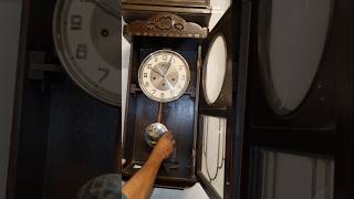 Amazing 200 Year Old Wall Clock With Alarm ytshorts shorts [upl. by Eduam]