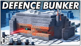 Minecraft Tutorial ► How To Build An Arctic Defence Bunker 3 [upl. by Fenelia]