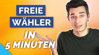 FREIE WÄHLER in 5 Minuten [upl. by Damha]