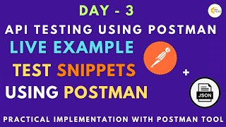 API Testing  API Testing using Postman  Test snippets  Writing Test case using Test snippets [upl. by Yrrep]