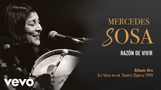 Mercedes Sosa  Razón De Vivir En Directo  Teatro Ópera Diciembre 1995 [upl. by Darryl]