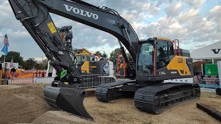 Operating The New Volvo 230E Electric Excavator And Meet amp Greet [upl. by Elery]