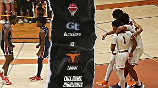 Grovetown VS Lanier Highschool in Elite 8 PLAYOFFS  FULL GAME HIGHLIGHTS [upl. by Allys]