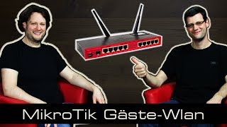 MikroTik Tutorial 07 Gäste Wlan Konfiguration deutsch [upl. by Ahsiner]