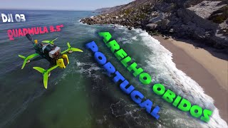 Miradouro da Foz do Arelho  Portuguese coast near Obidos  FPV micro drone with DJI O3 [upl. by Trahurn]