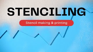 Stenciling  How to Create a Stencil Step by Step Process [upl. by Herwick]