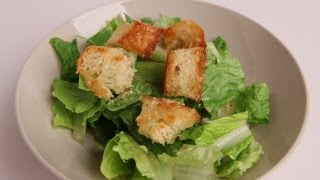 Homemade Caesar Salad Recipe  Laura Vitale  Laura in the Kitchen Episode 336 [upl. by Lenhart]