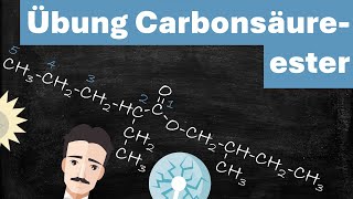 Übung schwer Carbonsäureester benennen 4k 60 Fps [upl. by Jasen]