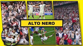 England Fans Reaction And Celebration To Astonishing Bellingham GOAL Against Slovakia UEFA Euro 2024 [upl. by Sivert671]