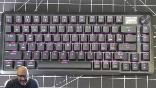 Redragon Mechanical Keyboard with Screen amp Knob [upl. by Yadroc158]