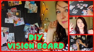 DIY  Vision Board 2015  Hayls World [upl. by Vedi493]