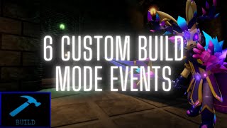 6 QUICK CUSTOM EVENTS IN PIGGY BUILD MODE [upl. by Derril888]