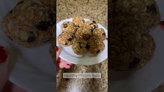 Healthy Protein Balls Recipe 🤍🤍 foryou food cooking health [upl. by Rodl]