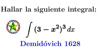 1 Integral de tabla Demidóvich 1628 [upl. by Nellad]