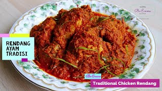 Rendang Ayam Tradisi │ Traditional Chicken Rendang [upl. by Brian]